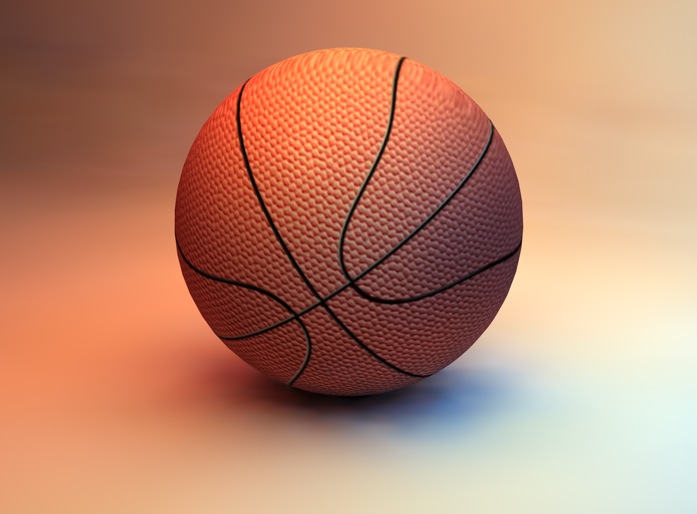 蓝球3d模型basketball