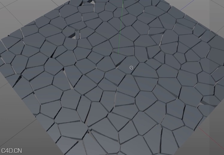 c4d创建龟裂纹模型cinema4d–vectorizevoronoitexturetutorial