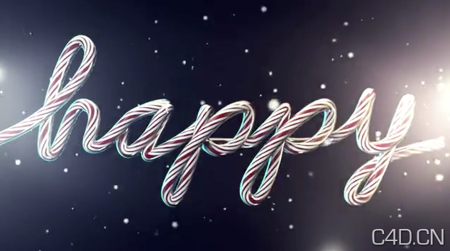 How To Make a Candy Cane Text Animation In Cinema 4D-灰猩猩C4D视频教程 - C4D之家 - Snip20120922_32.png