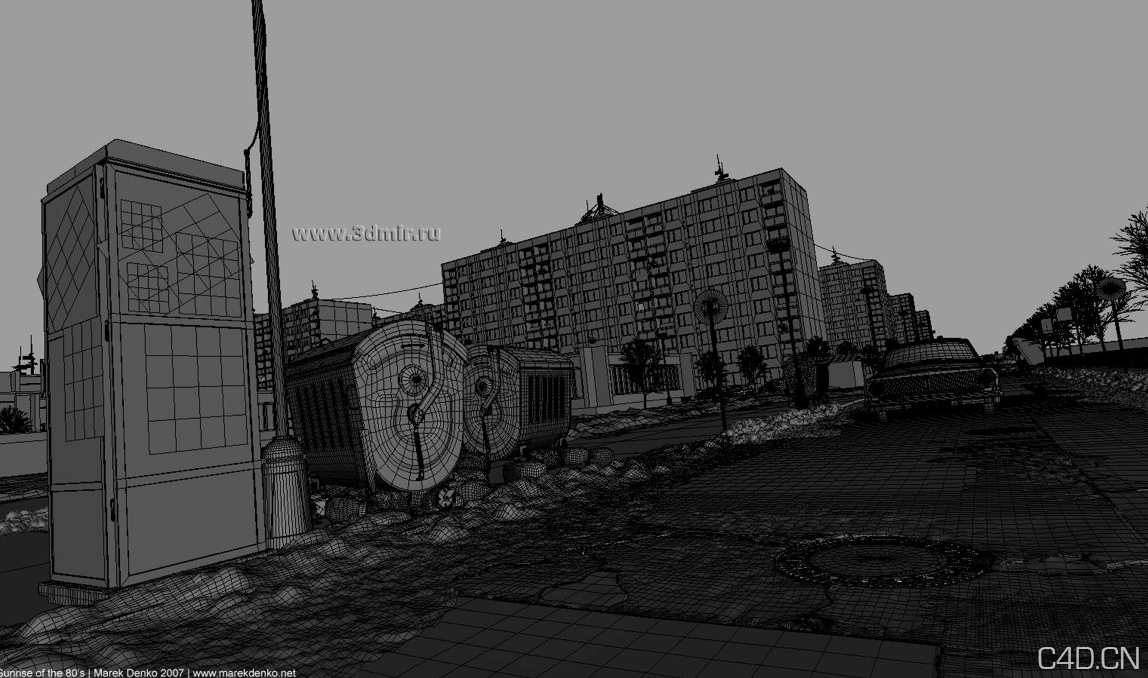 欣赏一张国外大师冬季的大街场景渲染作品 - C4D之家 - Snip20121007_13.png