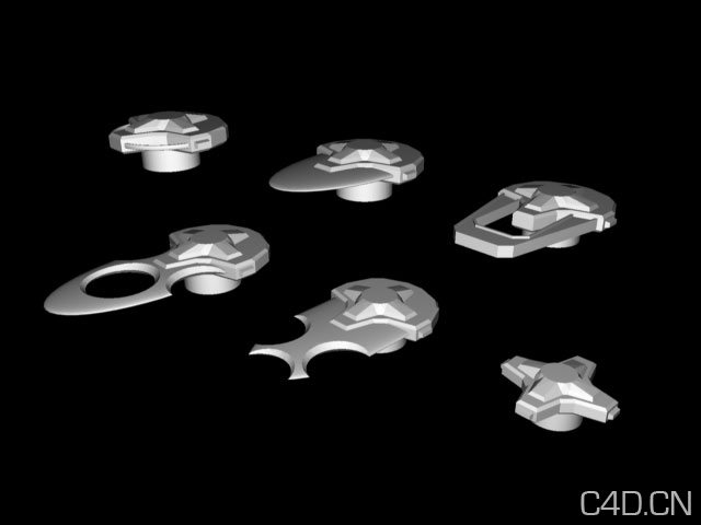 卫星、飞船模型组件合集 Parts - C4D之家 - Fitting_Set1_alt.jpg