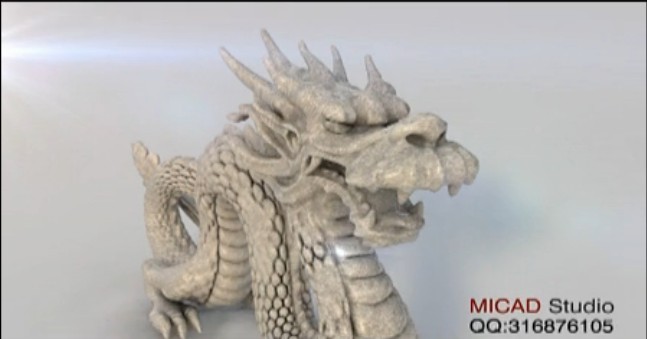 C4D碎片汇聚动画 - C4D之家 - dragon.jpg