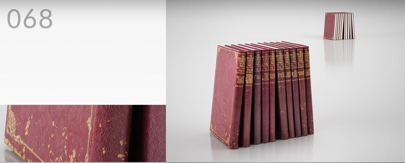 红皮旧书籍、图书、外文书籍C4D模型 Redskins Books 3D model - C4D之家 - 068.jpg