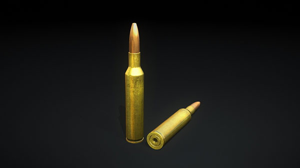 突击步枪子弹3D模型 Assault Rifle - C4D之家 - Preview.jpg