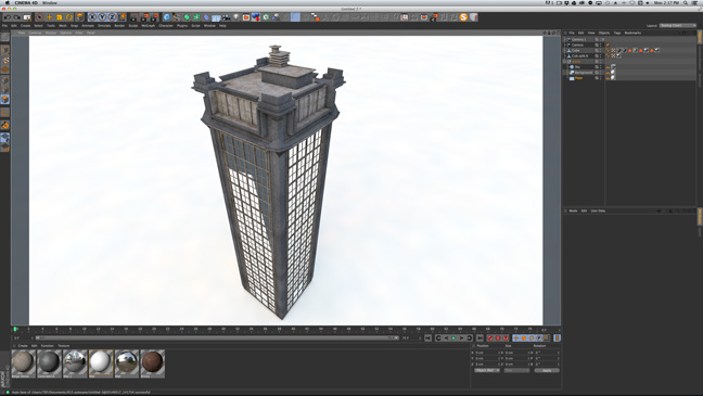 高层建筑建模视频教程（含模型）Modeling a 3D Building in C4D Timelapse - C4D之家 - City-Building-Free-C4D-3D-Model.jpg
