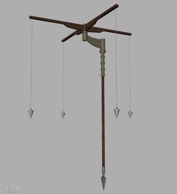 吊线锤架子C4D模型 Groma Romana - C4D之家 - cinema4d_ 2014-12-03 15.58.51.jpg