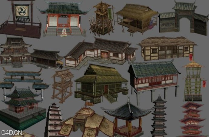 200个《武神》游戏场景3D模型全部资源 - C4D之家 - showpic-1.jpeg