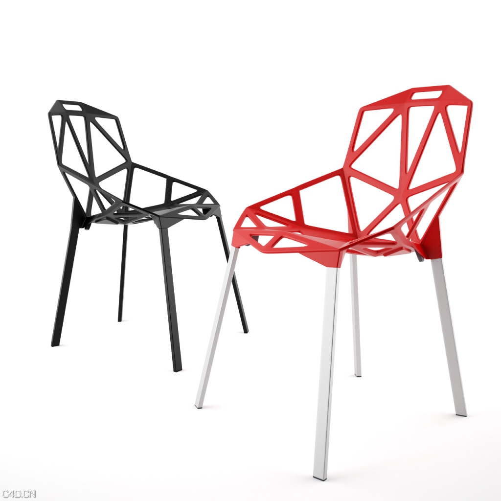 意大利结构椅,餐椅,镂空椅,几何椅,休闲椅C4D模型 One Chair by Magis - C4D之家 - one-chair-by-magis-1024x1024.jpg