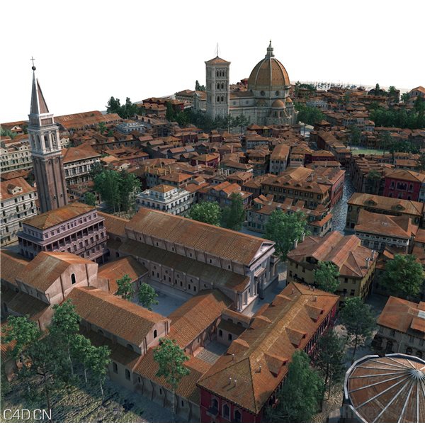 30个城区大场景模型合集（MAX OBJ） - C4D之家 - archmodels-vol-133.jpg