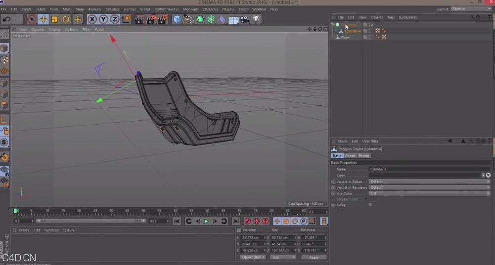 C4D利用硬表面建模教程建枪托教程 Hard Surface modeling Tutorial - C4D之家 - cinema4d_ 2015-11-21 17.57.01.jpg