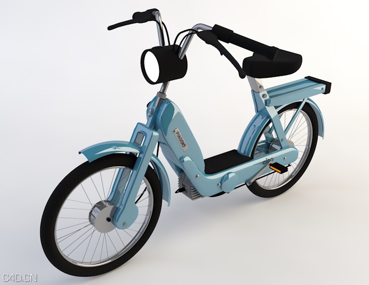 电动自行车C4D模型 Electric bicycle - C4D之家 - cinema4d_ 2016-01-18 17.29.59.jpg