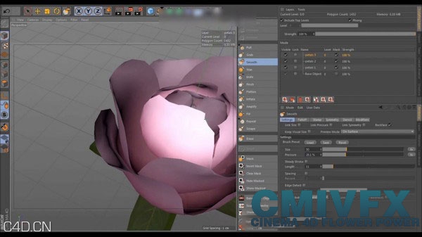C4D绽放花朵商业级动画制作视频教程 cmiVFX – Cinema 4D Flower Power - C4D之家 - 1455526169_3.jpg