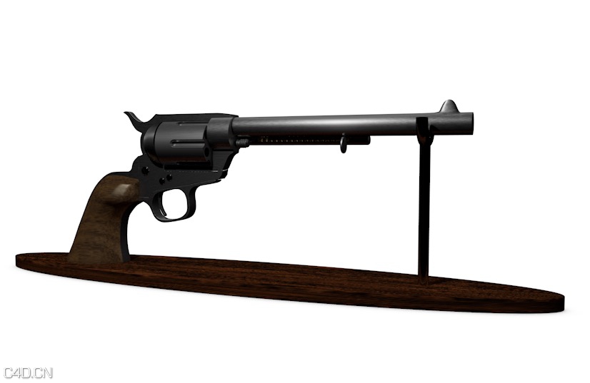 左轮手枪C4D模型 Revolver 3d model - C4D之家 - cinema4d_ 2016-05-12 09.32.05.jpg