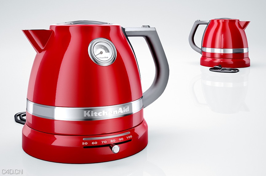 红色电热水壶C4D模型 Electric kettle - C4D之家 - cinema4d_ 2016-05-25 13.25.25.jpg