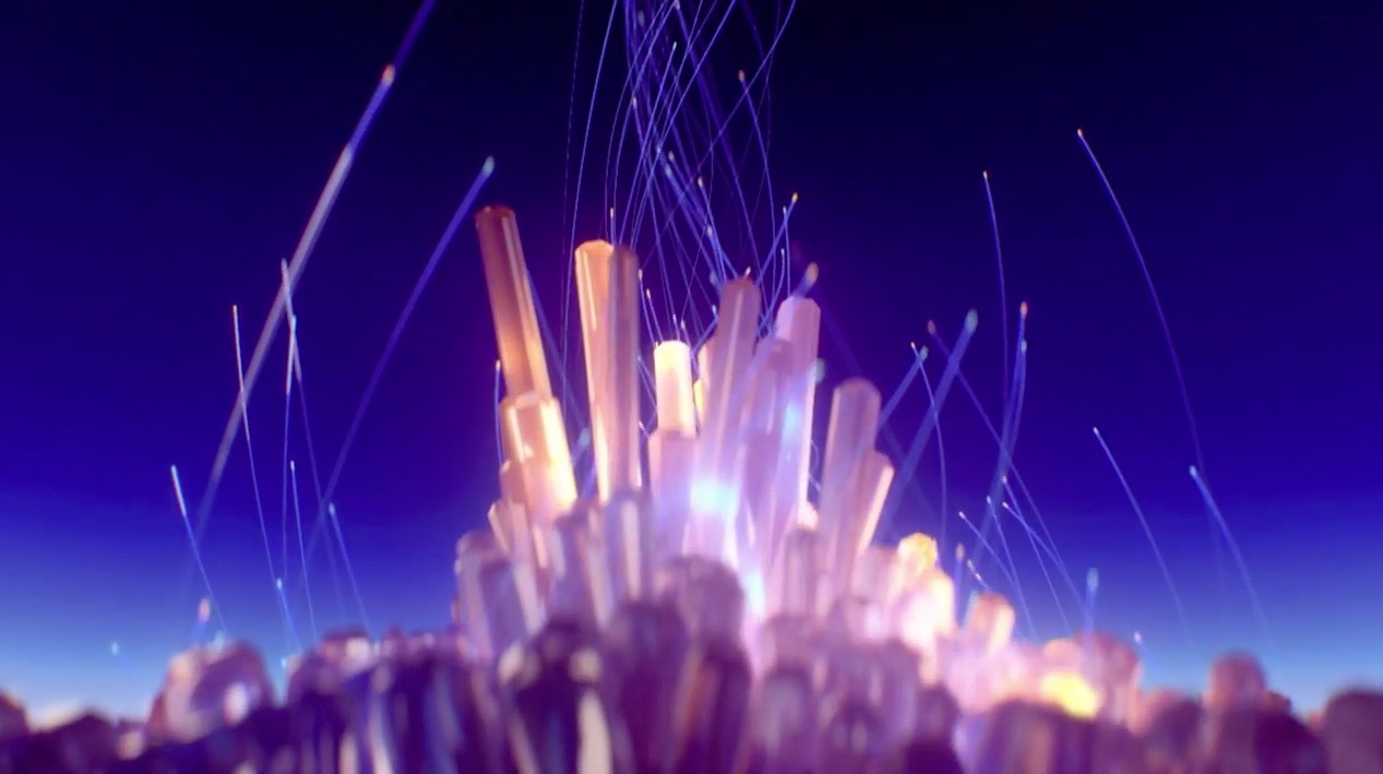 C4D钻石群制作渲染合成教程 Creating A Procedural Crystal City In Cinema 4D