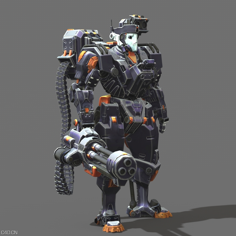 外星机器人C4D模型 robot - C4D之家 - Battle_Bot.jpg