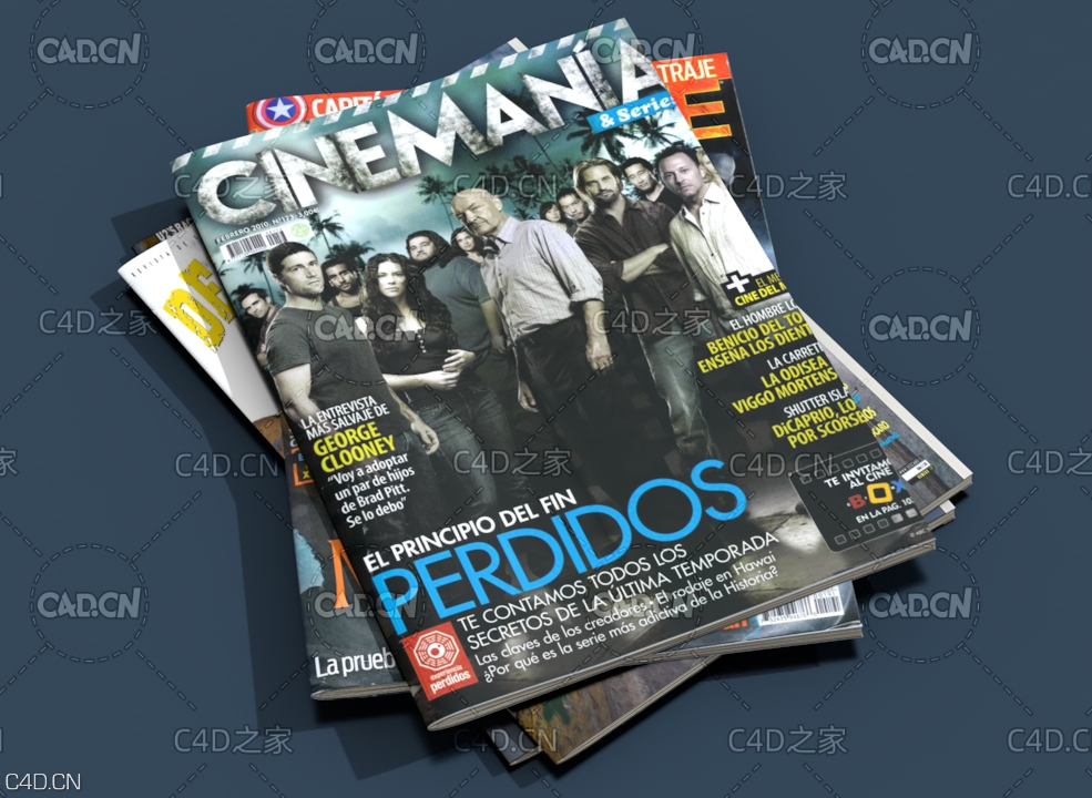英文杂志C4D模型 Magazines - C4D之家 - Magazines.jpg