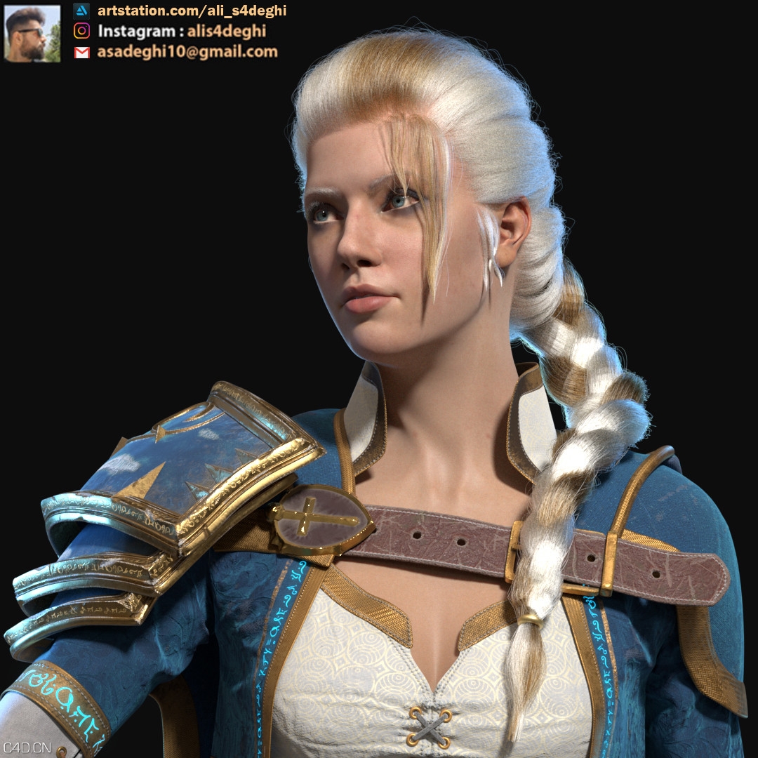 女战士模型作品 - C4D之家 - 50.jpg