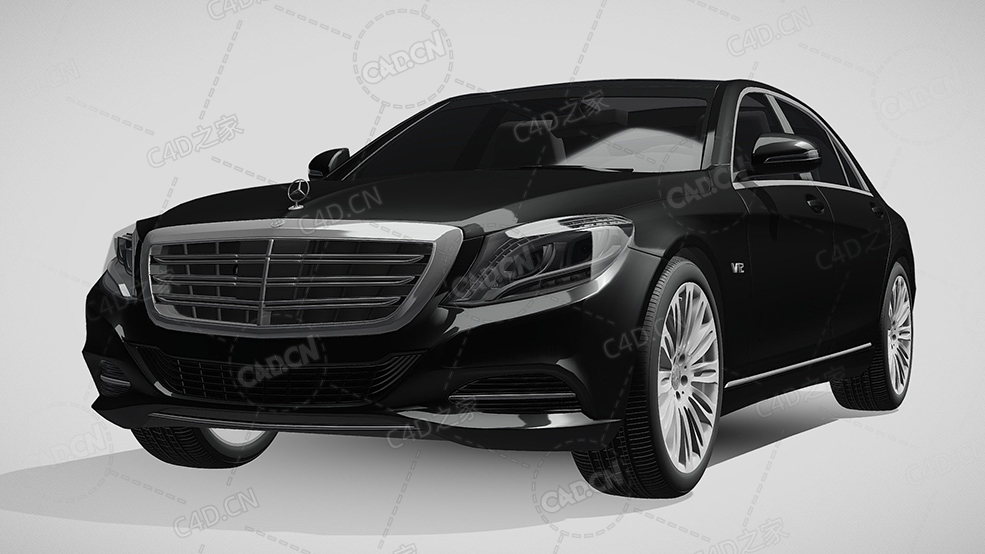 奔驰s600汽车豪华轿车2014款C4D汽车模型下载 - C4D之家 - 486.jpg