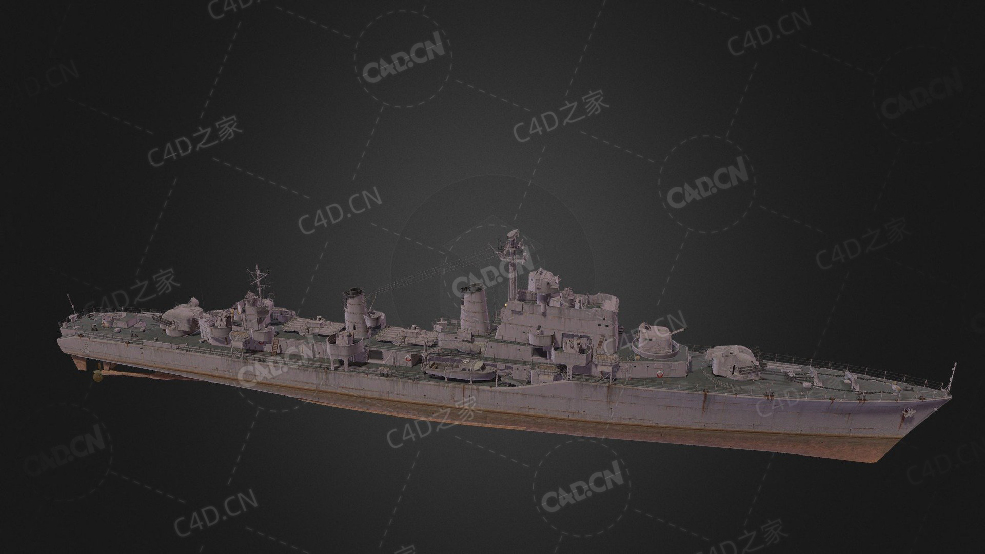 瑞典海军哈兰号驱逐舰哈兰级驱逐舰C4D模型下载Halland 3d model - C4D之家 - 144.jpg
