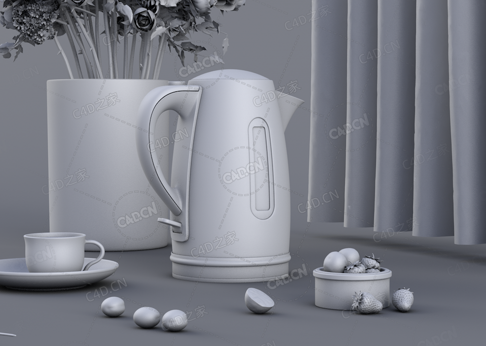 电热水壶白模 - C4D之家 - c4d.png