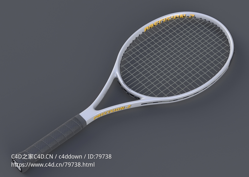 网球拍Tennis Racket - C4D之家 - c4d.jpg