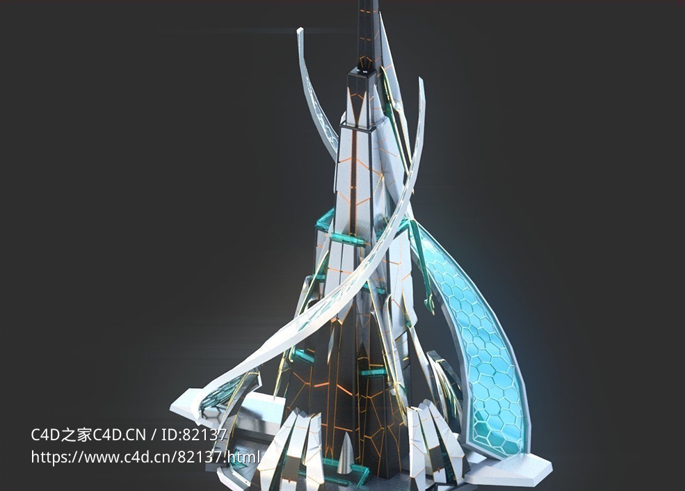 未来科幻创意摩天大楼建筑<a href=