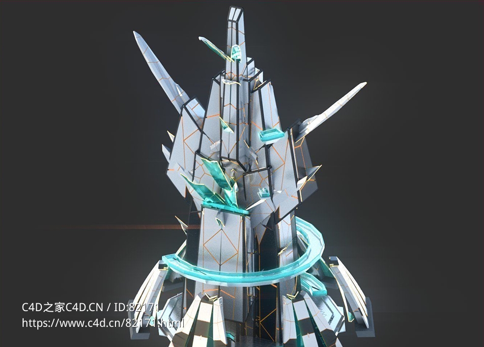 未来科幻创意摩天大楼建筑<a href=