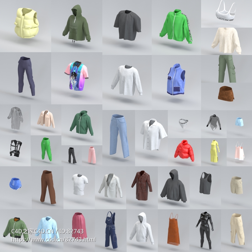 衣服鞋帽腰带拉链贴身衣物模型Digital Fashion VERYBASICS – VirtualWardrobe & Asset Pack - Blender & Marvelous Designer - C4D之家 - 3.jpg