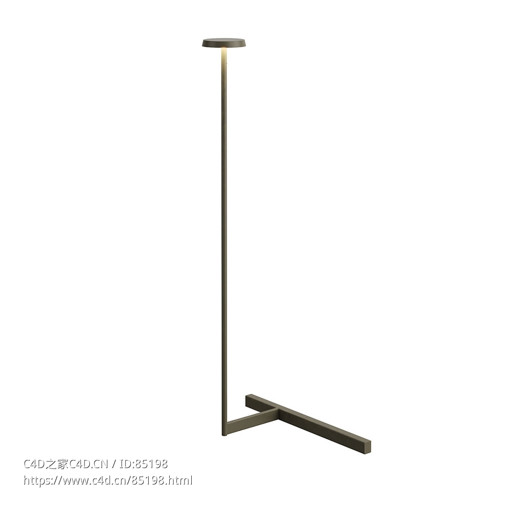平面落地灯立式照明（Vibia品牌）3D模型素材下载Flat Floor Lamp by Vibia - C4D之家 - 0074.jpg