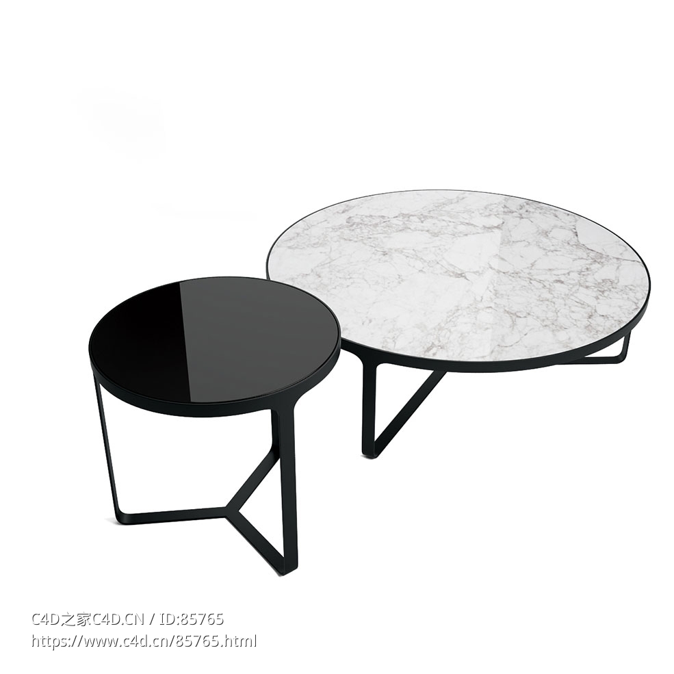 塔基尼笼型桌系列现代桌子3D模型素材下载Cage Tables by Tacchini - C4D之家 - 0591.jpg