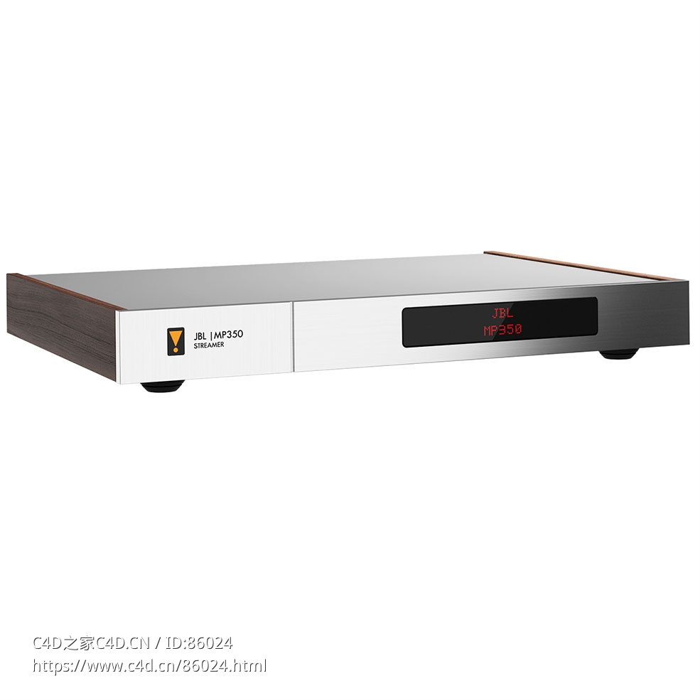 JBL经典MP350音乐串流播放器3D模型素材下载Classic MP350 Streamer by JBL - C4D之家 - 0706.jpg