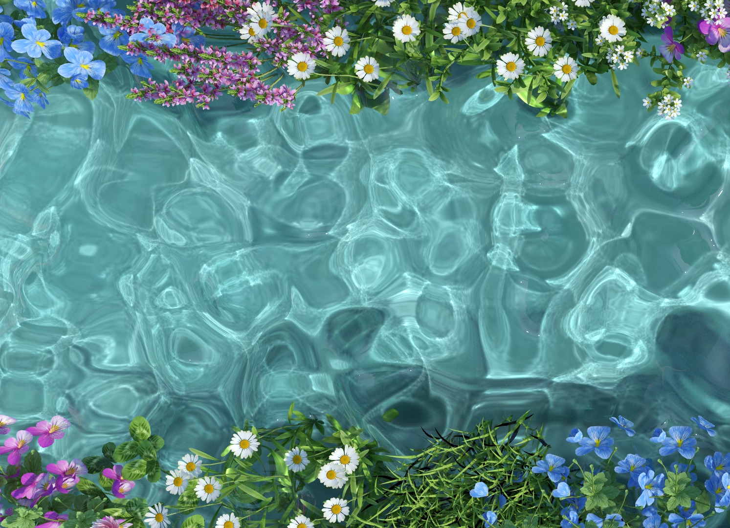 C4D水面波纹无限循环，全息投影体感游戏背景，带工程文件，大家自己学习 - C4D之家 - aa.jpg