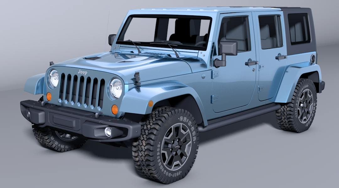 JEEP牧马人渲染 - C4D之家 - JEEP牧马人渲染