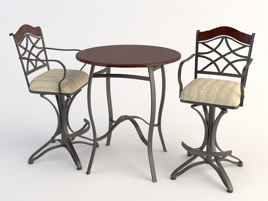 欧式铁艺桌椅 茶桌椅C4D模型 Tables and chairs -013 3d model - C4D之家 - yizi.jpg