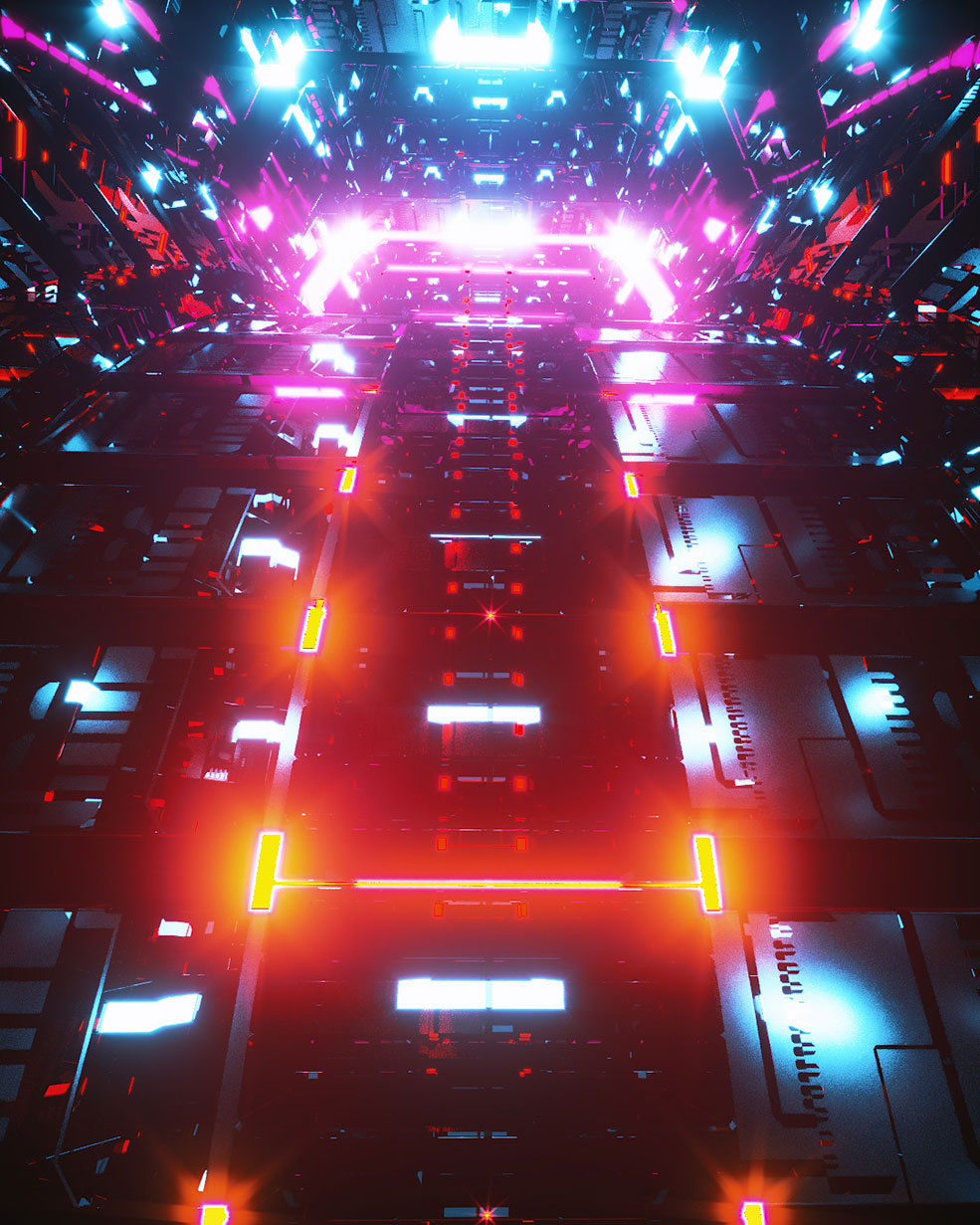 C4D实用工程第331季：绚丽的灯光科幻隧道动画C4D工程文件 c4d project - C4D之家 - [27-03-17]---Take-it-(Still).jpg