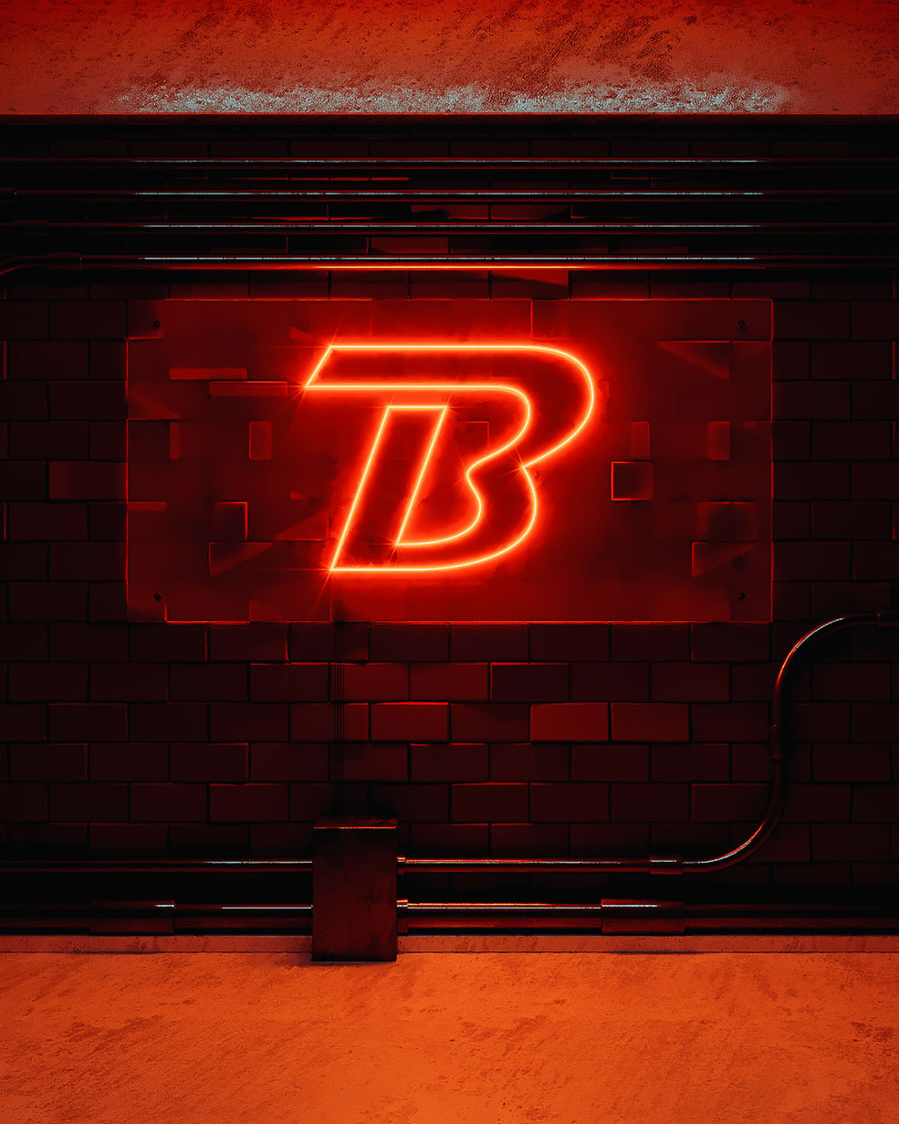 C4D创意字母“B”霓虹灯文字工程文件 Corona Render - C4D之家 - B.jpg