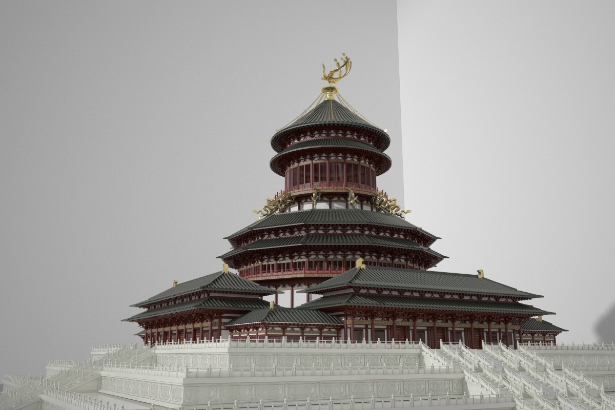 万象神宫建筑复原 - C4D之家 - 万象神宫3.jpg