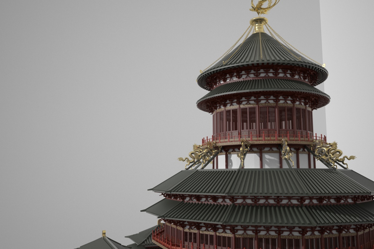 万象神宫建筑复原 - C4D之家 - 万象神宫4.jpg