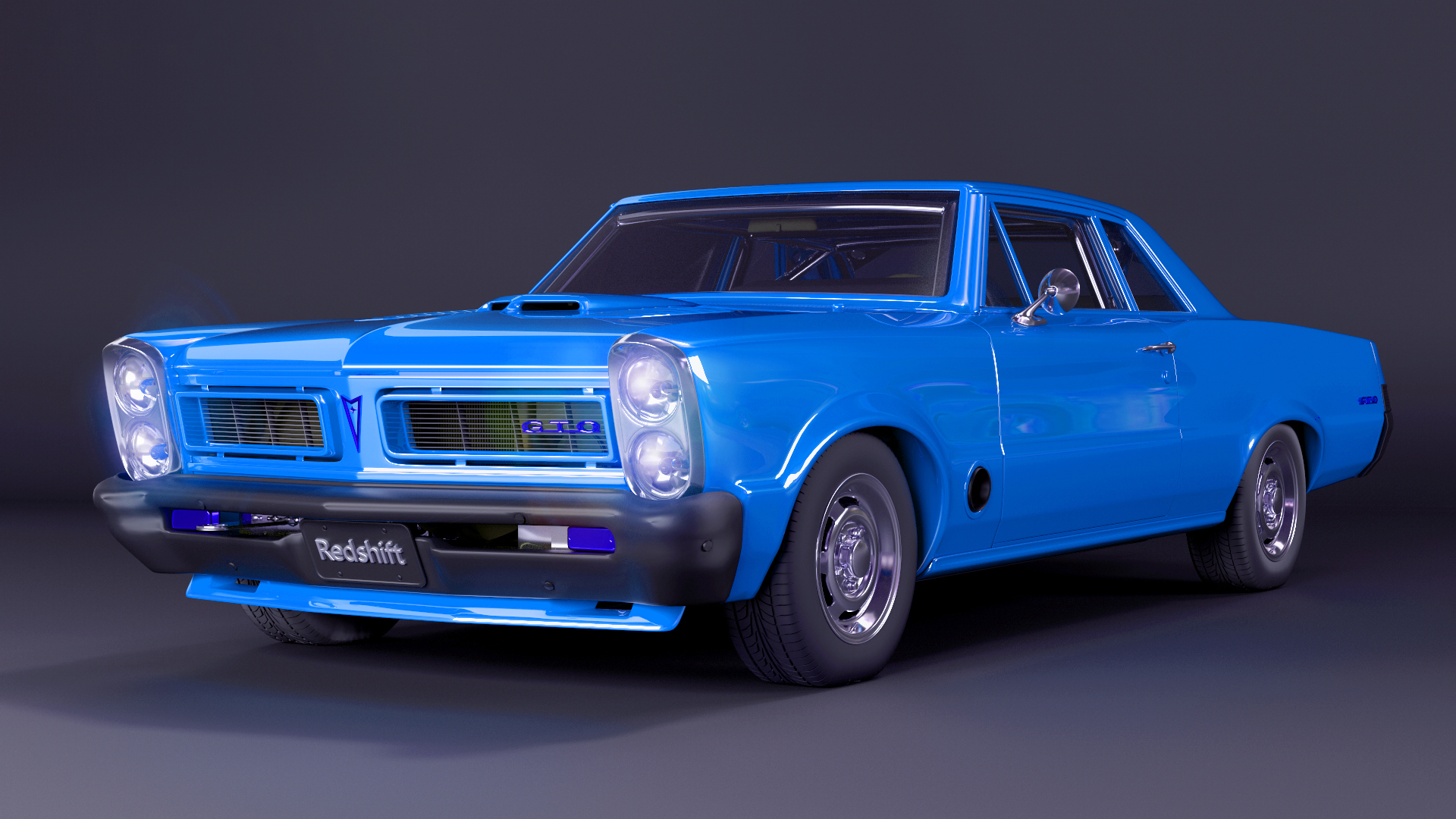 Redshift For C4D汽车材质渲染练习-2 - C4D之家 - 蓝色.jpg