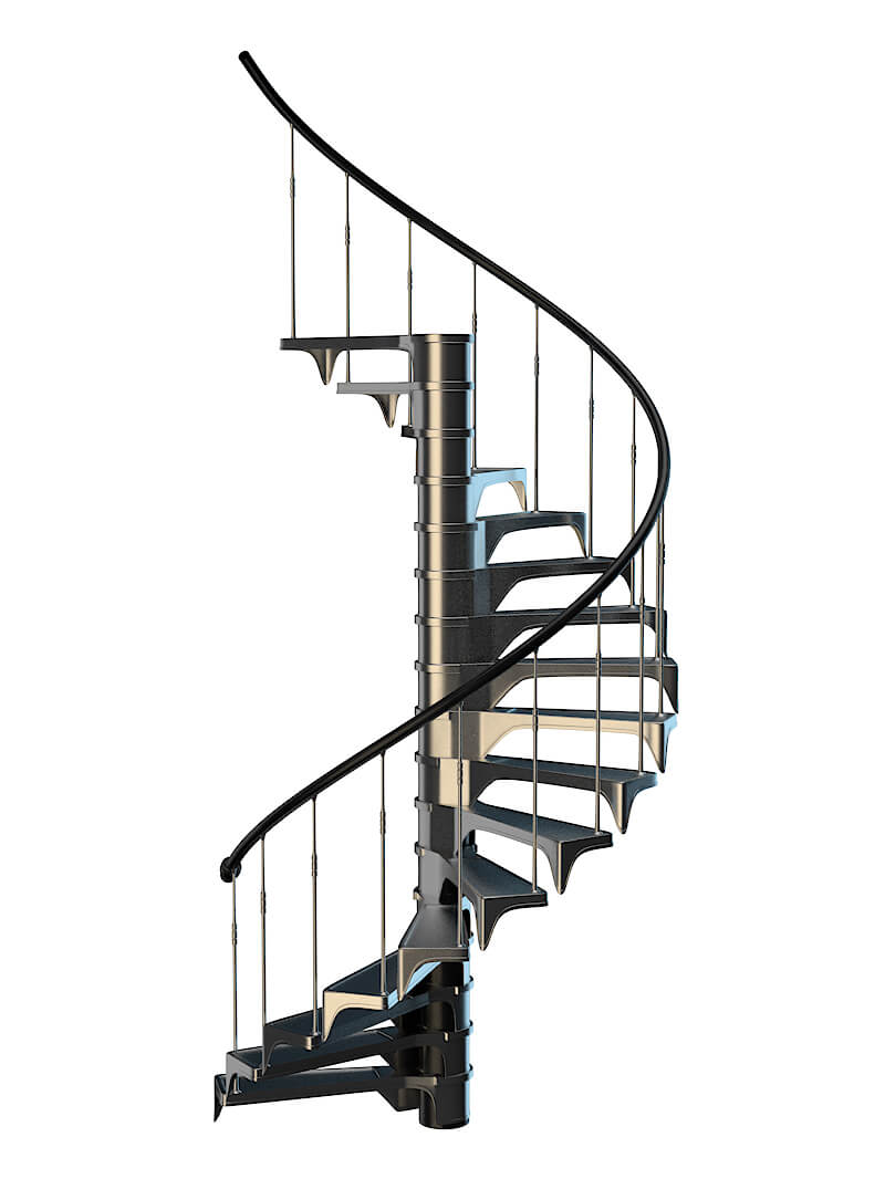 旋转楼梯C4D模型 Circular Staircase - C4D之家 - Free-Cinema4D-3D-Circular-Staircase-Model-banner.jpg