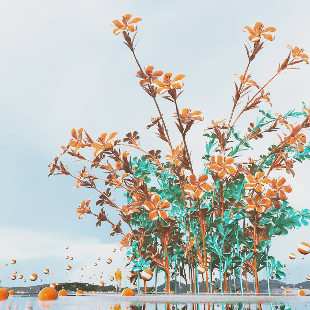 C4D花卉创意工程文件 PRINCETON PETUNIA - C4D之家 - 1.jpg