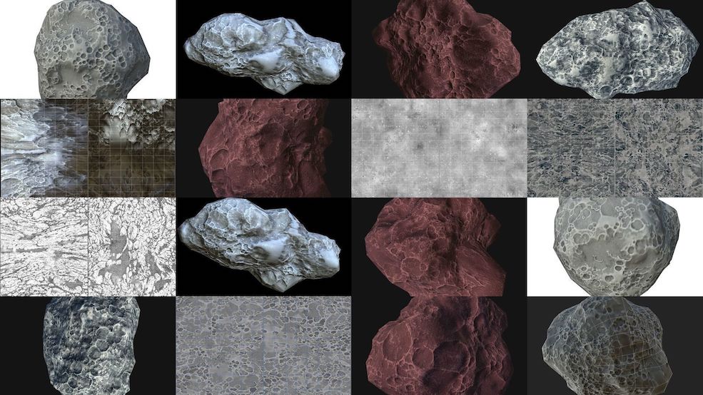 行星陨石3D模型 Asteroids 3D Model Collection - C4D之家 - asteroids-and-meteorits-pack-3d-model.jpg