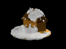 C4D积雪动画预设 Cinema 4D - Snow Cover Effect with Let it snow Preset