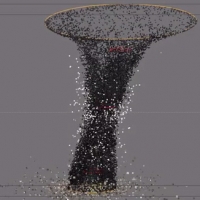 Cinema 4d粒子插件龙卷风教程（附插件X-Particles 2.5）
