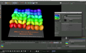 Zbrush到C4D如何创建和导出向量置换贴图流程
