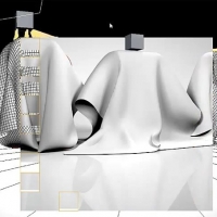C4D布料绑定及文字教程Cinema 4D tutorial - Lifting a cloth off an object