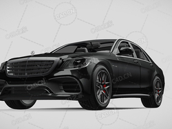 梅赛德斯amg-s63豪华汽车轿车2018款C4D汽车模型下载