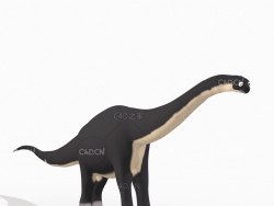卡通恐龙梁龙C4D模型 dino cartoon