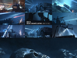 独立版Octane科幻战争场景动画贴图 How to Create Cinematic Lighting Using Textures